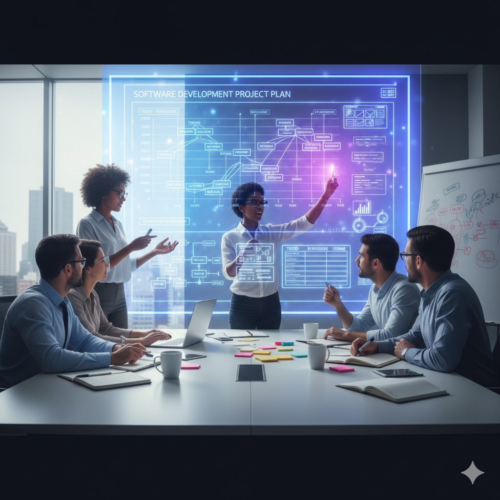 Equipo de trabajo, concepto de alianza/confianza.